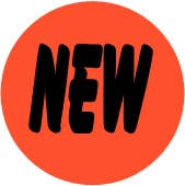 "NEW" Store Sticker / Labels with 500 large 1-1/8" Round (Red) labels per roll from $5.59* EA in 5 Pack.